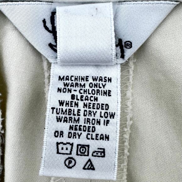 Lilly Pulitzer Palm Beach Fit Cropped Pants Cotton Cream Vintage Size 14 - Picture 10 of 10